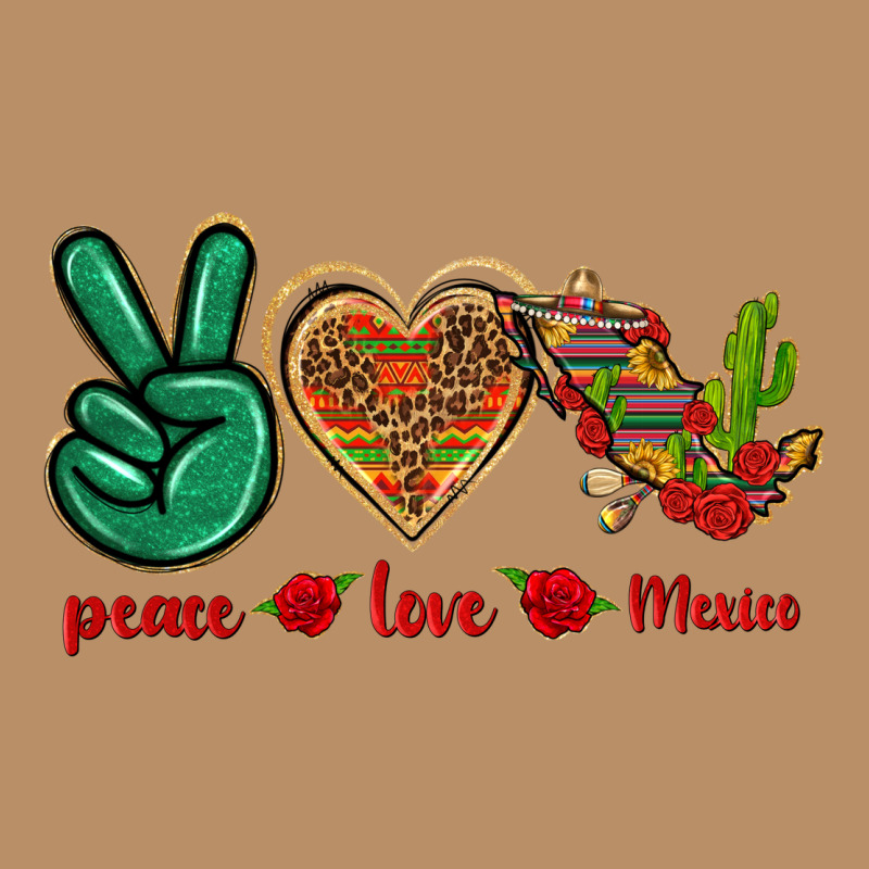 Peace Love Mexico Vintage Hoodie by texasbilliewilder | Teevron