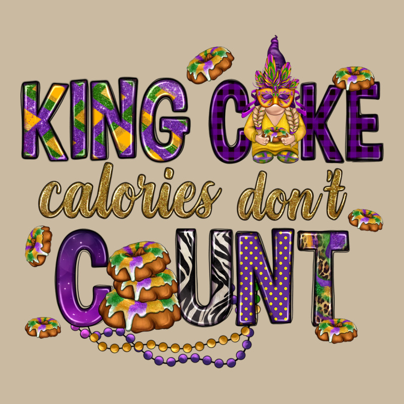 King Cake Calories Don't Count Long Sleeve Tee by HowdyJamesFarm | Teevron