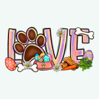 Easter Love Dog Paw Premium Hoodie | Teevron