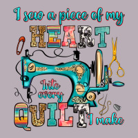 I Sew A Piece Of My Heart Into Every Quilt I Make Vintage Tee | Teevron