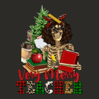 Very Merry Teacher Skeleton Heavy Core Tee | Teevron