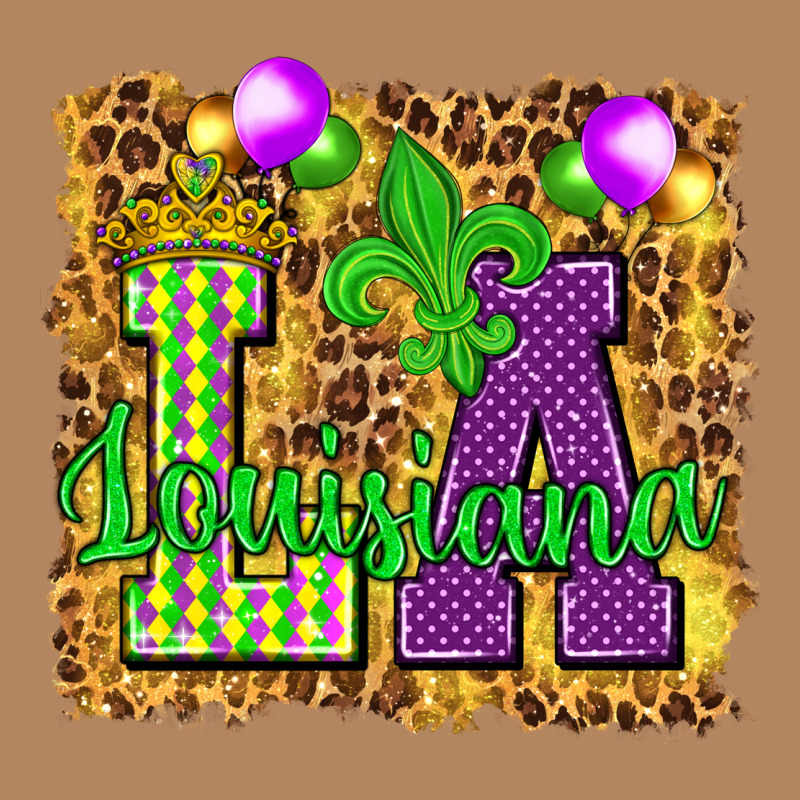 Louisiana Leopard With Balloons Long Sleeve Tee by HowdyJamesFarm | Teevron