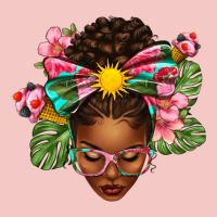 Afro Woman Summer Urban Heavy Tee | Teevron