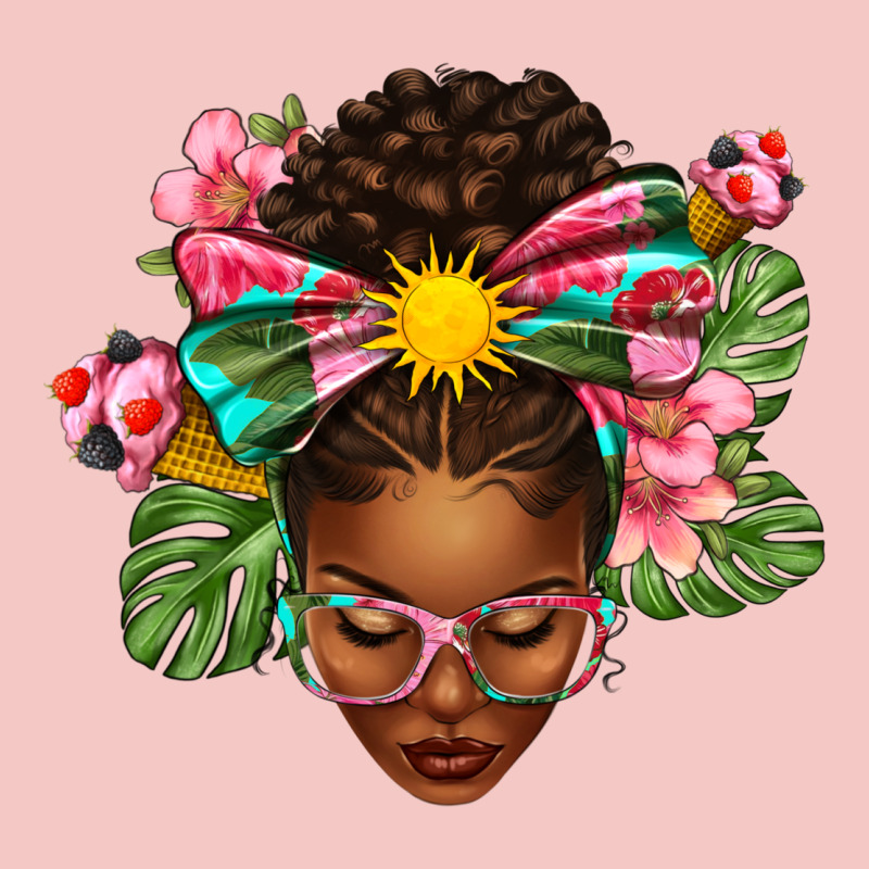 Afro Woman Summer Urban Heavy Tee by texasbilliewilder | Teevron