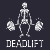 Deadlift Funny Halloween Skeleton Weight Lifting Workout Vintage Tee | Teevron