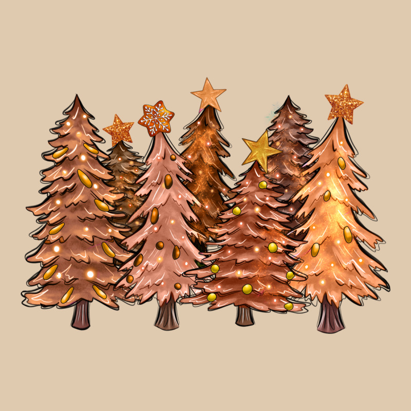 Melanin Christmas Trees With Lights Heavyweight Sweatshirt by FaDigitalArtStudio | Teevron