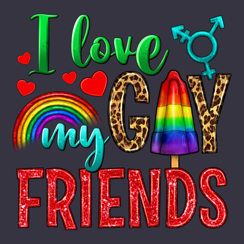 I Love My Gay Friends Vintage Hoodie by NancyCooperArtShop | Teevron
