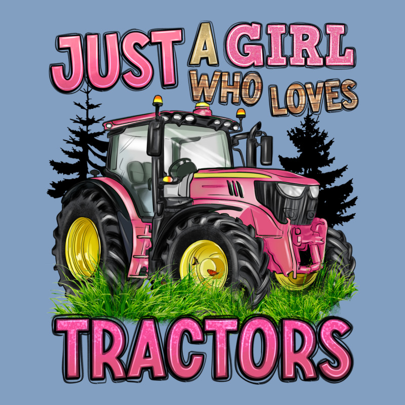 Just A Girl Who Loves Tractors Urban Hoodie by BarkalooDesign | Teevron
