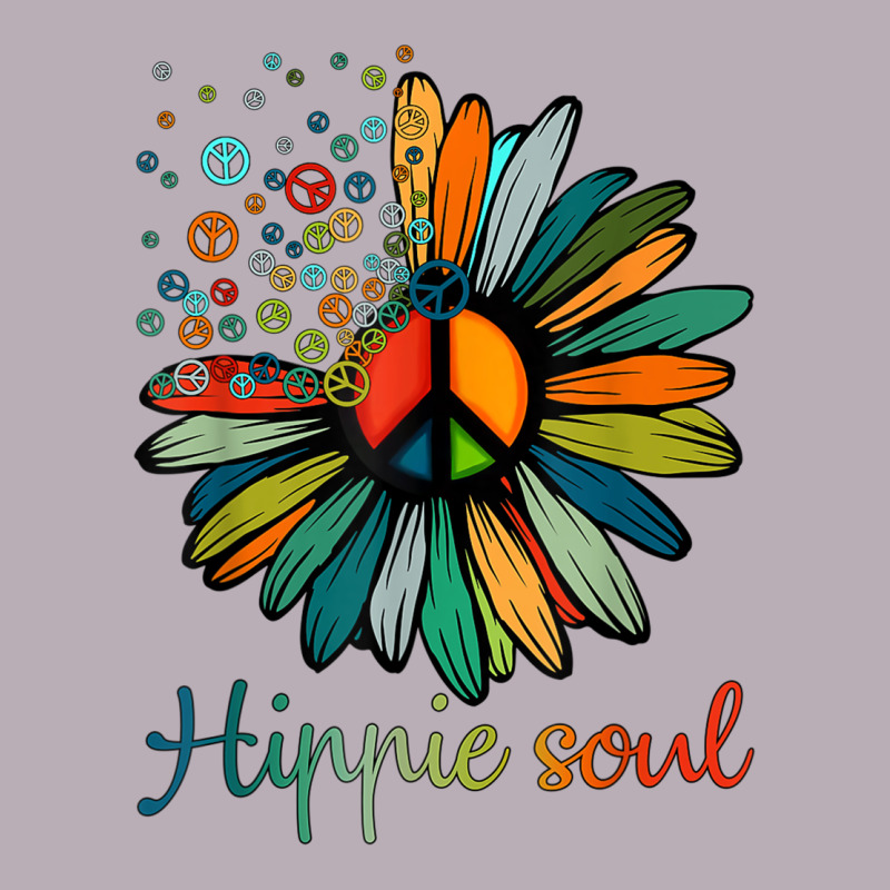 Daisy Peace Sign Hippie Soul Tshirt Flower Lovers Gifts Vintage Tee by longCreatives | Teevron