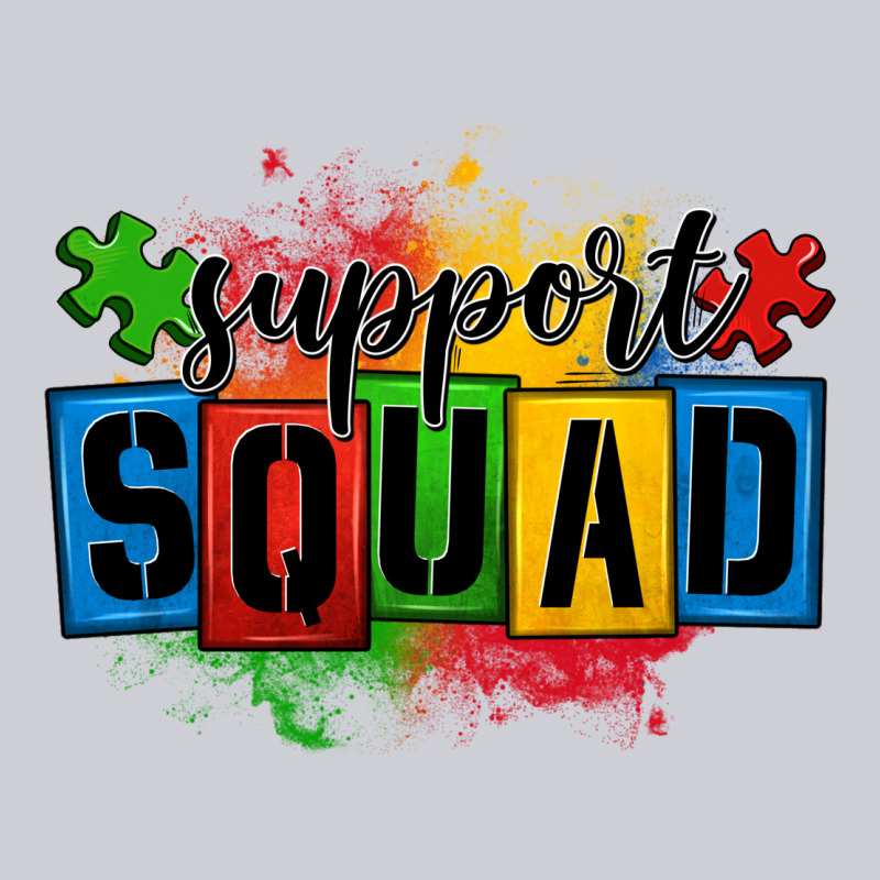 Autism Support Squad Heavyweight Sweatshirt by OliviaCreatesArt | Teevron
