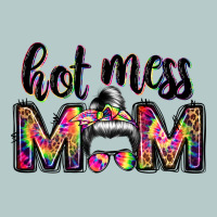 Hot Mess Mom Messy Bun Heavy Core Tee | Teevron