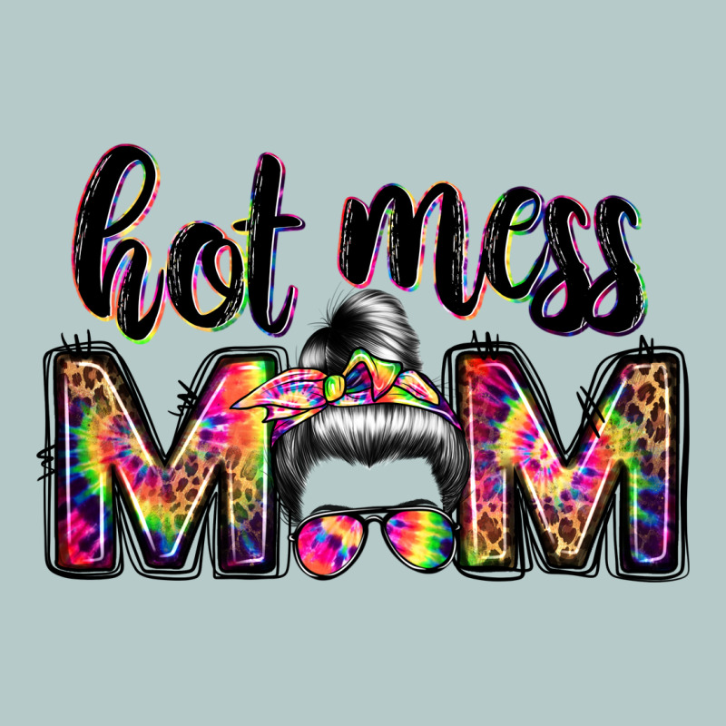 Hot Mess Mom Messy Bun Heavy Core Tee by JahusDesignShop | Teevron