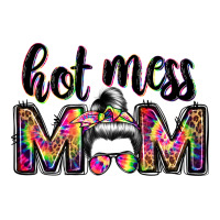 hot mess mom messy bun | Teevron