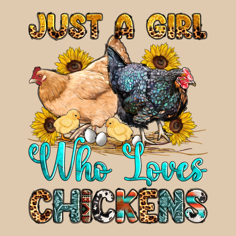 Just A Girl Who Loves Chickens Heavyweight Sweatshirt by OliviaCreatesArt | Teevron