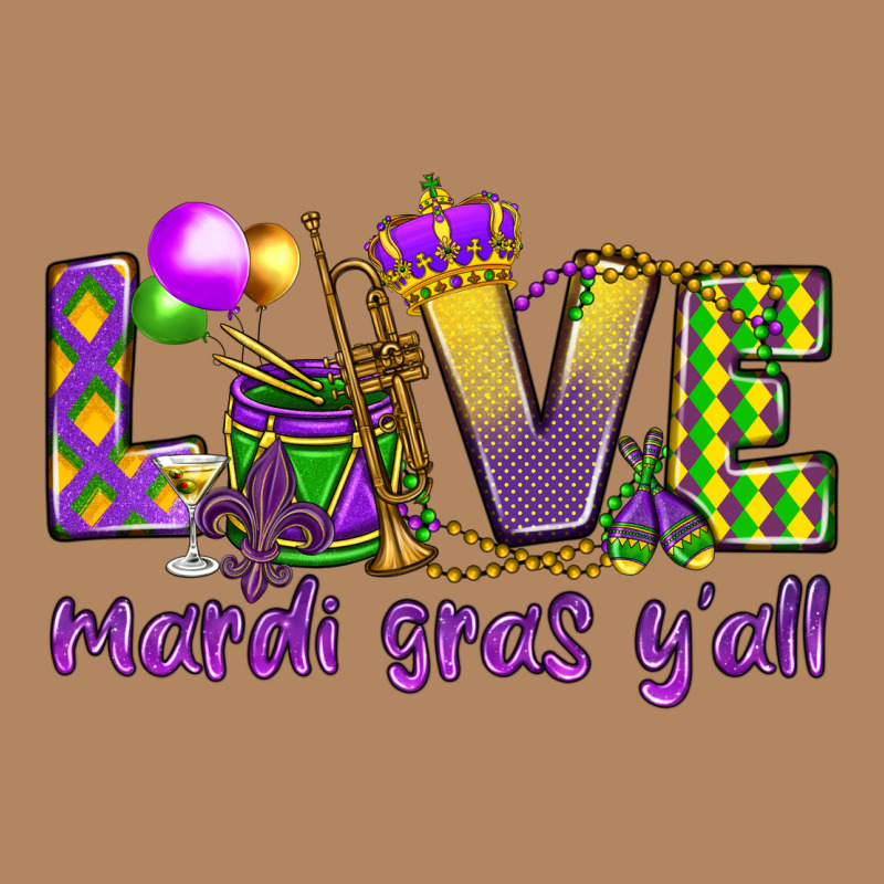 Love Mardi Gras Y'all Long Sleeve Tee by HowdyJamesFarm | Teevron