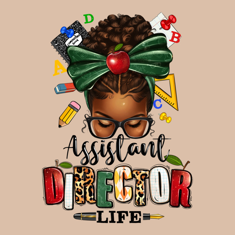 Assistant Director Life Afro Messy Bun Urban Heavy Tee by texasbilliewilder | Teevron