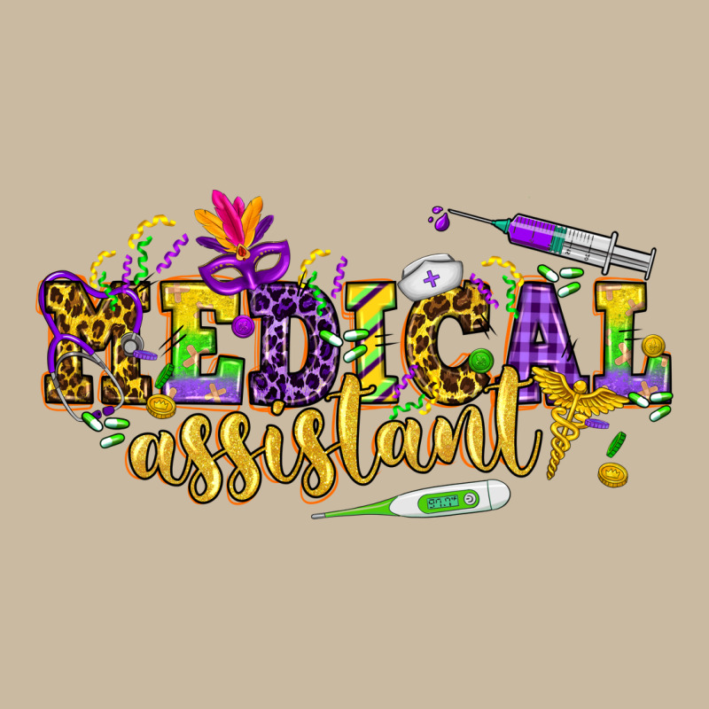 Ma Medical Assistant Mardi Gras Long Sleeve Tee by HowdyJamesFarm | Teevron