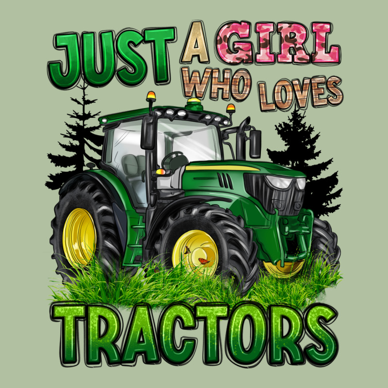 Just A Girl Who Loves Tractors Urban Hoodie by BarkalooDesign | Teevron