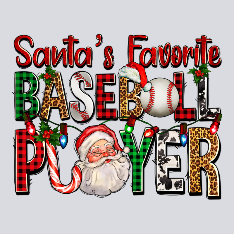 Santa's Favorite Baseball Player For Christmas Zipper Hoodie by FaDigitalArtStudio | Teevron