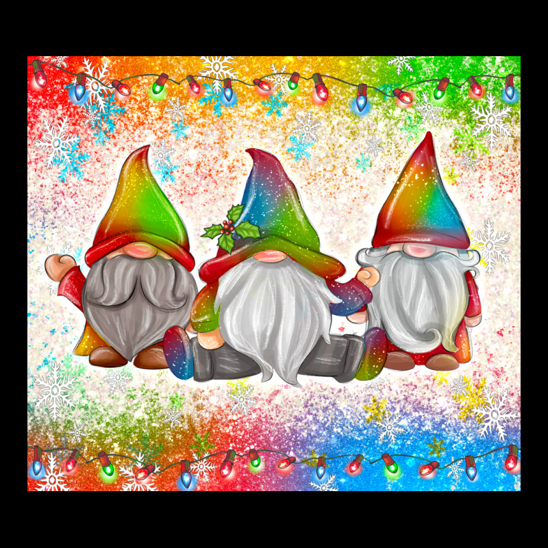 Christmas Lights Gnome Premium Tee by MaliasSmallBusiness | Teevron