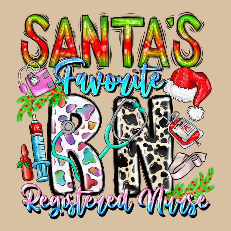 Santa's Favorite Rn Registered Nurse Heavyweight Hoodie by CowhideDigitalArt | Teevron