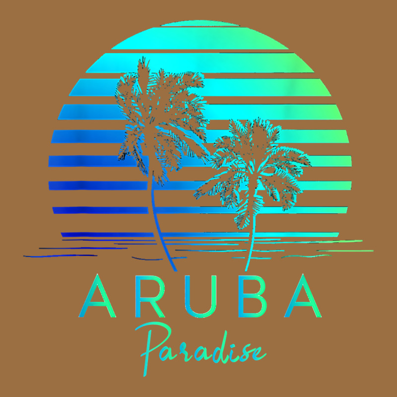 Vintage Aruba Beach Tropical Vibes Vacation Souvenir Gift Vintage Tee by longCreatives | Teevron