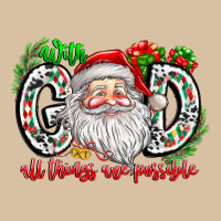 With God All Things Are Possible Santa Heavyweight Hoodie | Teevron