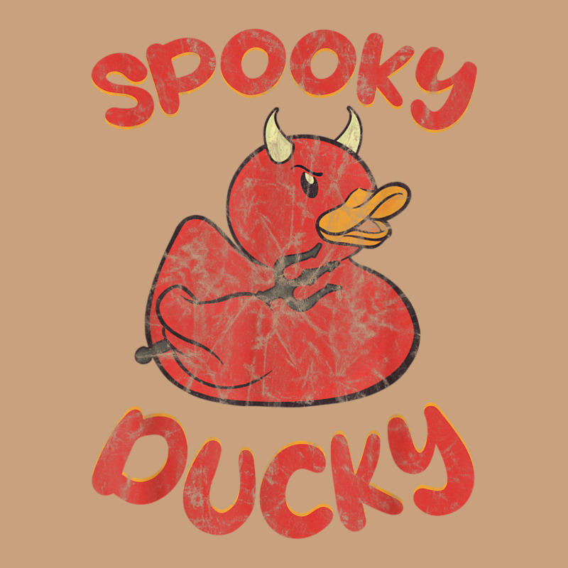Spooky Devil Rubber Duck Halloween Vintage Tee by longCreatives | Teevron