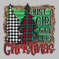 Womens Just A Girl Who Loves Christmas Funny Classic Tee | Teevron