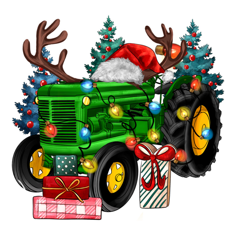 Farm Tractor Christmas Premium Tee by MaliasSmallBusiness | Teevron