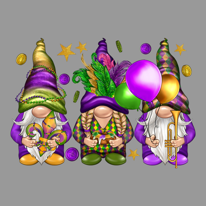 Mardi Gras Gnomes Vintage Hoodie by NancyCooperArtShop | Teevron