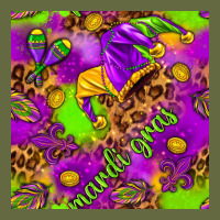 Mardi Gras And Jester Hat Seamless Pattern Long Sleeve Tee | Teevron