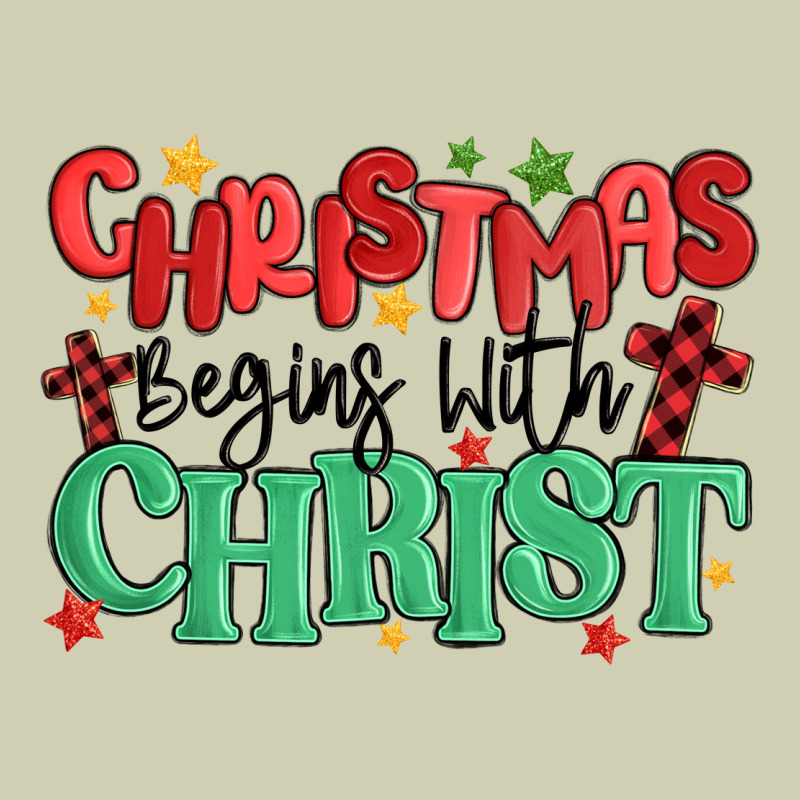 Christmas Begins With Christ Heavy Core Tee by MaliasSmallBusiness | Teevron