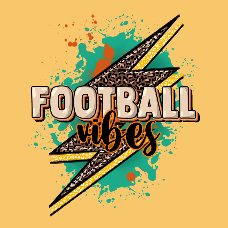 Football Vibes Vintage Hoodie by NancyCooperArtShop | Teevron