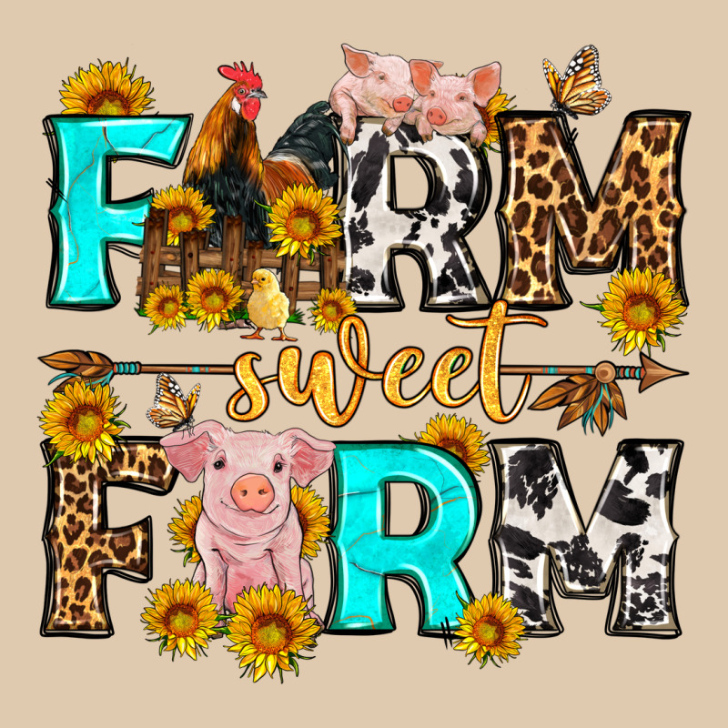 Farm Sweet Farm Western  Olivia Heavyweight Sweatshirt by OliviaCreatesArt | Teevron