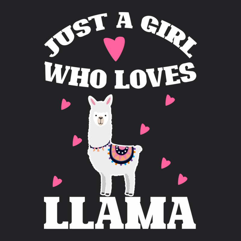 Llama Just A Girl Who Loves Llamas Vintage Tee by Bettercallsaul | Teevron