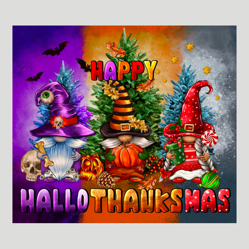 Happy Hallothanksmas Zipper Hoodie by FaDigitalArtStudio | Teevron
