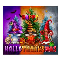 happy hallothanksmas | Teevron