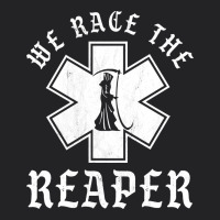 Emt, Ems And Paramedic We Race The Reaper Vintage Tee | Teevron