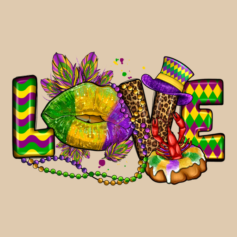 Love Lips Mardi Gras Heavyweight Sweatshirt by OliviaCreatesArt | Teevron