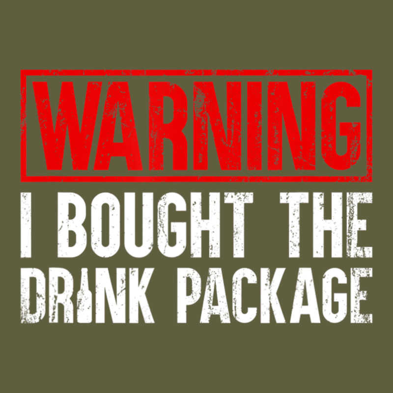 Mens Warning I Bought The Drink Package Cruise Shirts [men] Vintage Tee by trangStudio | Teevron
