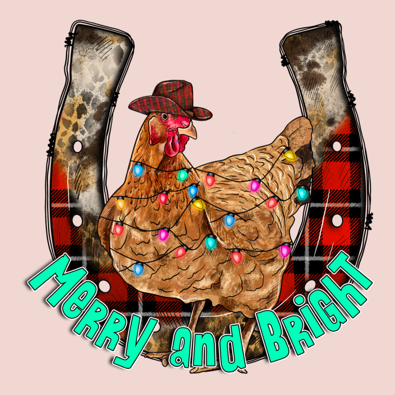Horseshoe Chicken Premium Sweatshirt by CowhideDigitalArt | Teevron