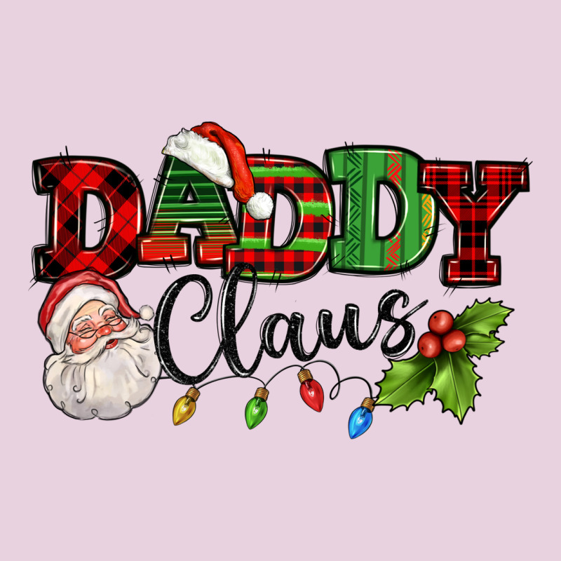Daddy Claus Santa Christmas Lights And Holly Ladies Tee by NancyCooperArtShop | Teevron