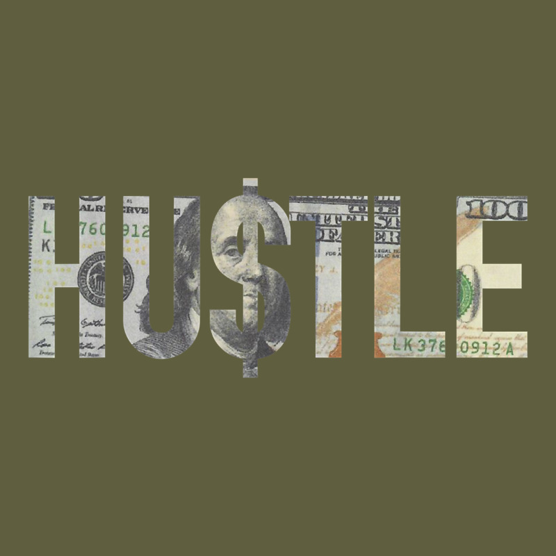 Hustle 100 Dollar Bill Christmas Gift Entrepreneur Vintage Tee by trangStudio | Teevron