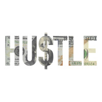 Hustle 100 Dollar Bill Christmas Gift entrepreneur | Teevron