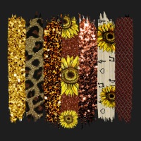 Fall Glitter Brush Strokes Classic Tee | Teevron