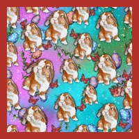 Easter Bunny With Truck Seamless Pattern Premium Hoodie | Teevron
