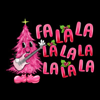 Pink Christmas Fa La La Heavy Core Tee | Teevron