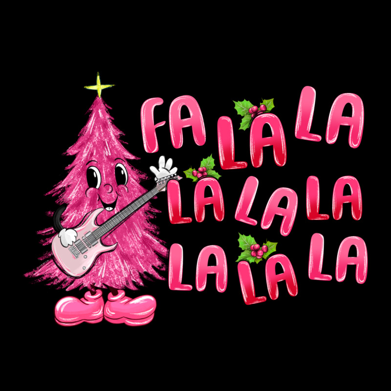 Pink Christmas Fa La La Heavy Core Tee by MaliasSmallBusiness | Teevron