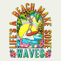Life's A Beach Make Some Waves Urban Heavy Tee | Teevron